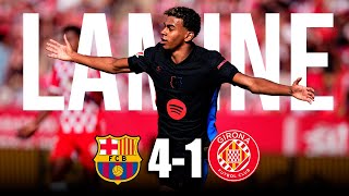 FC BARCELONA vs GIRONA 41 GOLEADA HISTÓRICA  La Liga 2024 [upl. by Atiuqihs]