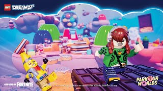 LEGO Island in Fortnite  LEGO Parkour Worlds [upl. by Anelhtak527]