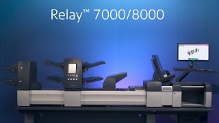 Pitney Bowes Relay™ 7000 amp Relay™ 8000 Inserter Demonstration  Canada [upl. by Settera]