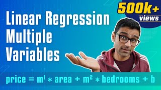 Machine Learning Tutorial Python  3 Linear Regression Multiple Variables [upl. by Krenn]