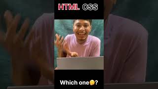 HTML OR CSS which one first  ആദ്യം എത്  html html5 css css3 coding webdevelopment [upl. by Raseac]