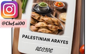 SIMPLE ARAYES RECIPE  PALESTINIAN DISH  Chefai00 [upl. by Ahsitnauq]