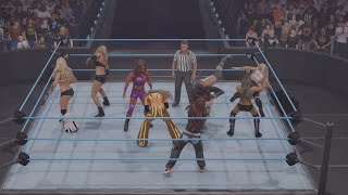 WWE2K24  Womens Fatal 8Way Elimination Championship Match [upl. by Dart]