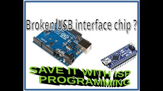 Save Arduino with broken USB chip [upl. by Eirellav]