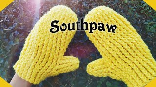 Crochet mittens for beginners left handed [upl. by Dewhurst]