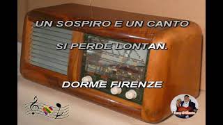 Karaoke Firenze sogna  Narciso Parigi [upl. by Niamreg]