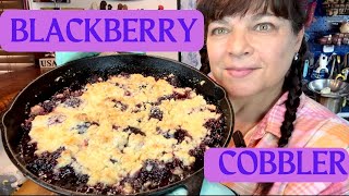 Blackberry Cobbler Recipe [upl. by Eenaffit]