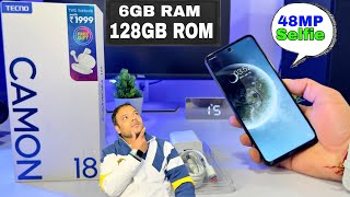 Tecno Camon 18 Latest Unboxing 2023  Full Review  Camera test  Price  Full Details in hindi [upl. by Phalan235]