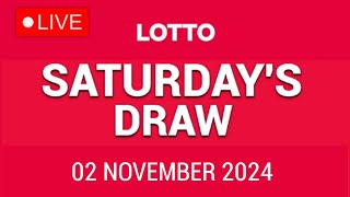 The National Lottery Lotto Draw Live results from Saturday 02 November 2024  tonights lotto [upl. by Choong]