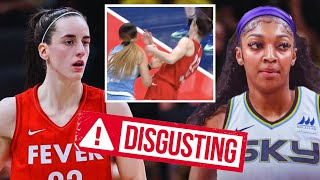 Caitlin Clark UNDER ATTACK From Jealous WNBA Players  Angel Reese SLAMMED For Cheering Cheap Shot [upl. by Jobina794]