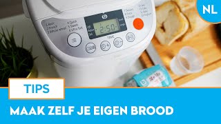 Zelf brood bakken met een broodbakmachine [upl. by Peirsen]