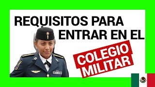 🚀 Requisitos para entrar al Colegio Militar Mexicano ✅ [upl. by Yarvis]