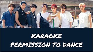 KARAOKE BTS  permission to dance  romanized [upl. by Smail]