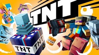 I CREATED AND DESTROYED GIANT BUILDS WITH TNT IN MINECRAFT [upl. by Sibeal111]