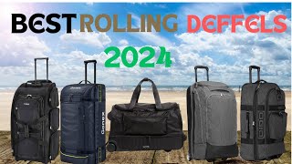 Best Rolling Duffel Bag In 2024  Top 5 Rolling Duffel Bags Review [upl. by Lirba]