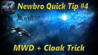 Eve Online  Newbro Quick Tip 4 MWD  Cloak Trick [upl. by Reinaldo]