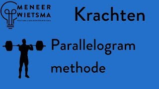 Natuurkunde uitleg Kracht 5 Parallellogram methode [upl. by Hameerak]