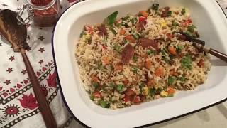 Salted Fish Fried Rice  quotDiriz Frire Poisson Salequot [upl. by Rocky]