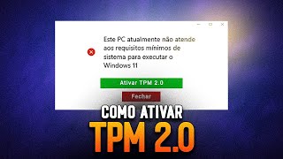 Como ATIVAR o TPM 20 na BIOS para rodar WINDOWS 11 AMD x570 TUF [upl. by Ayotas416]