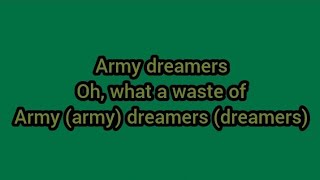 kate bush army dreamers karaoke [upl. by Jerold567]