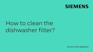 How to clean a dishwasher filter [upl. by Suqram]