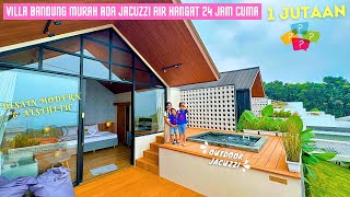 VILLA BANDUNG MURAH KOLAM RENANG AIR HANGAT  LAMERICA VILLA [upl. by Aelaza]