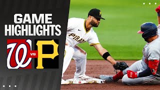 Nationals vs Pirates Game Highlights 9524  MLB Highlights [upl. by Hinch536]