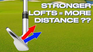 More Distance from STRONG Loft Irons  Should you BEND your irons [upl. by Inalial]