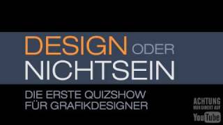 Design oder Nichtsein  Die erste Quizshow für Grafikdesigner [upl. by Adin]