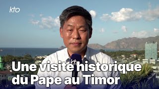 Une visite historique du Pape au Timor oriental [upl. by Nihi]