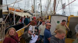 Tall Ships Races 2023 Den Helder to Hartlepool day 1 [upl. by Aehtna382]