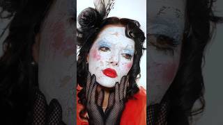 Cracked doll makeup 👀 org Anemari halloweenlook makeup [upl. by Farhi14]