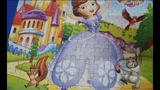 Lets play princess puzzle game together  Fun intellectual toy [upl. by Moffit352]