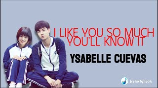 I Like You So Much Youll Know It  Ysabelle Cuevas Lirik dan Terjemahan [upl. by Jalbert517]