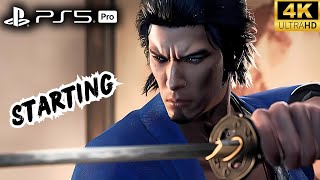 Like a Dragon Ishin OPENING SCENE AND INITIAL GAMEPLAY on PS5 PRO [upl. by Asia]