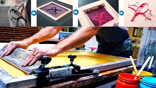 Screen Printing A to Z ।। Step by Step Process of Screen Printing [upl. by Ahsatel]