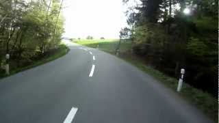 Wattwil Hemberg Bächli Pass Strasse im Toggenburg Moto Guzzi Griso 8V SE [upl. by Guinna781]