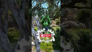 GTA5  IRONMAN AND HULK HANGING ON TREE gta5 shorts shortsfeed VIRSLSHORTS [upl. by Otsuaf]