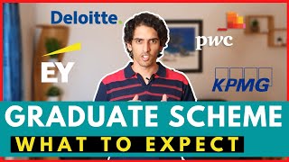 Big 4 UK Accounting Graduate Scheme  What to expect  KPMG PwC EY amp Deloitte Training Salary [upl. by Icam]