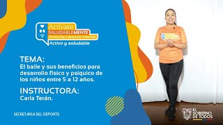 Clases de bailoterapia para niños y niñas con Carla Terán [upl. by Cirted371]