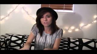 Christina Grimmie  Wrecking Ball StageIt Christmas Concert  122114 [upl. by Amre]