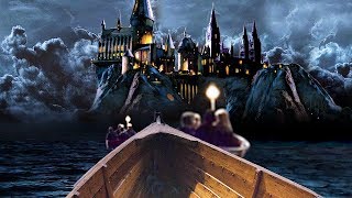 ⋄ First years Boat ride to Hogwarts ASMR ⚡Harry Potter Ambience⚡The Black Lake ⋄ [upl. by Sami175]