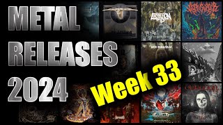 New Metal releases 2024 Week 33 August 12th  18th [upl. by Arihay]