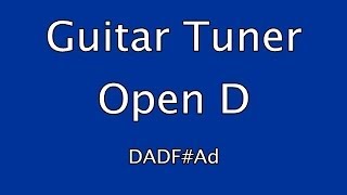 Guitar Tuner  Open D [upl. by Luhar923]