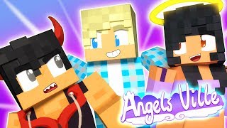 Garroth Meets His Sons  Angelsville Minecraft Survival Ep3 [upl. by Nawak]