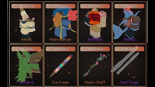 Buying All Cosmetics Crustacean Invasion  Roblox Fabled Legacy [upl. by Steve]