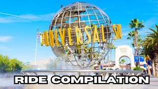 Universal Studios Hollywood  2024 Ride Compilation  4K 60FPS POVs [upl. by Selestina]