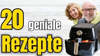 20 GENIALE Ideen für die Heißluftfritteuse – Einfach Schnell und Lecker [upl. by Akeihsal613]