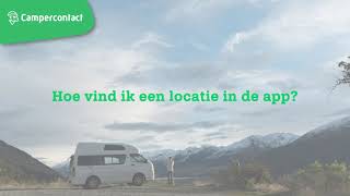 Camperlocaties zoeken en filteren in de Campercontact app [upl. by Aiekahs80]