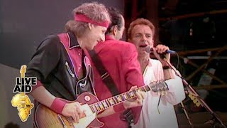 Dire Straits  Sting  Money For Nothing Live Aid 1985 [upl. by Ardnohs167]